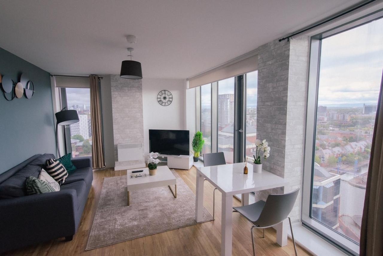 مانشستر Hallsphere - Stunning Apartment Salford Quays المظهر الخارجي الصورة